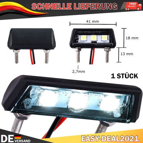 Led kennzeichenleuchte - 1x,
