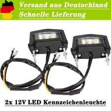2x LED Kennzeichenleuchte