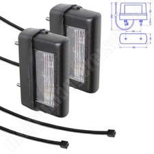 2x Aspöck Kennzeichenleuchten