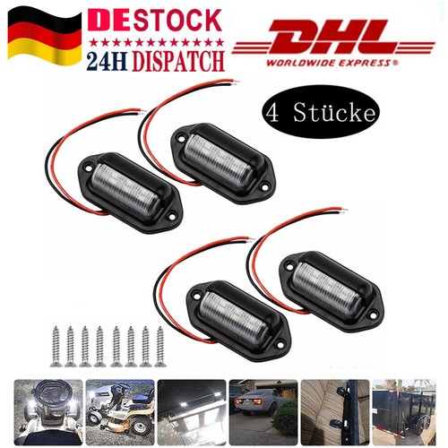 Led kennzeichenleuchte - 4x,